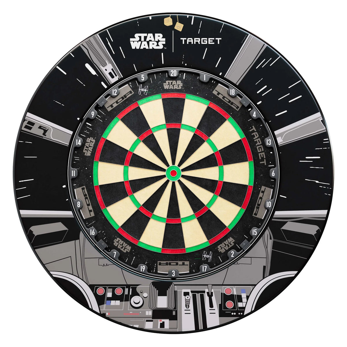 Target Star Wars Millennium Falcon Surround TOR Dartboard Bundle