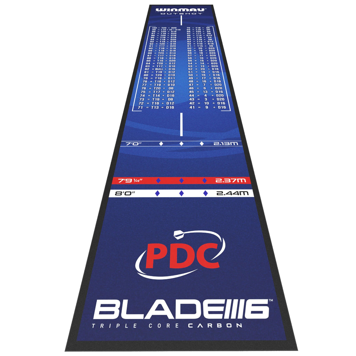 Winmau PDC Outshot Soft Dart Mat - Maltby Sports