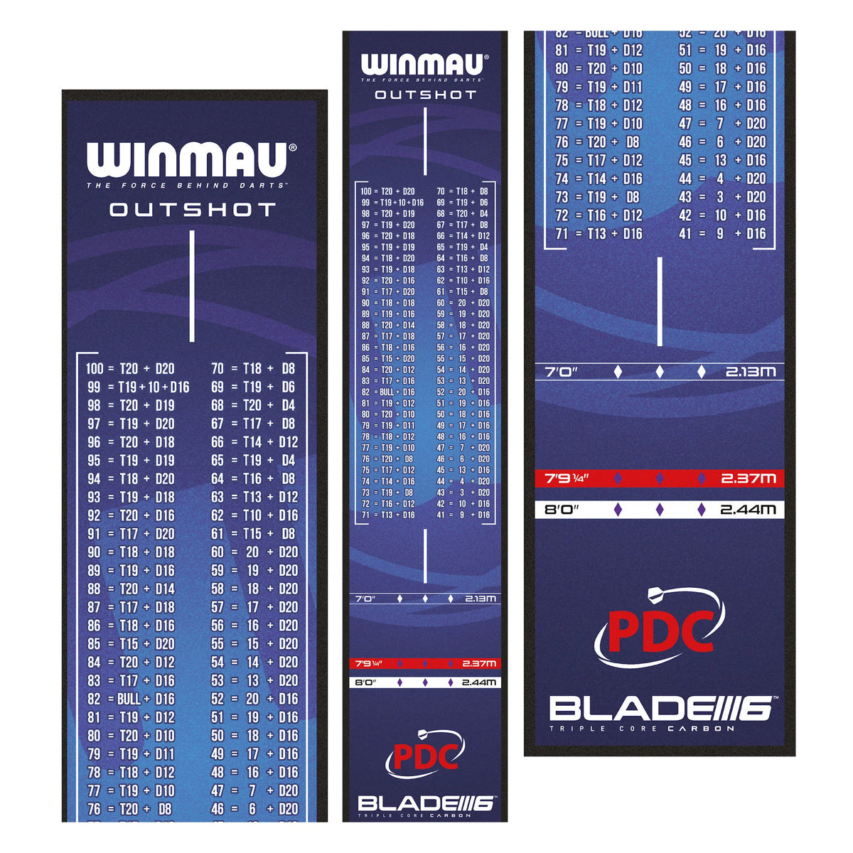 Winmau PDC Outshot Soft Dart Mat - Maltby Sports