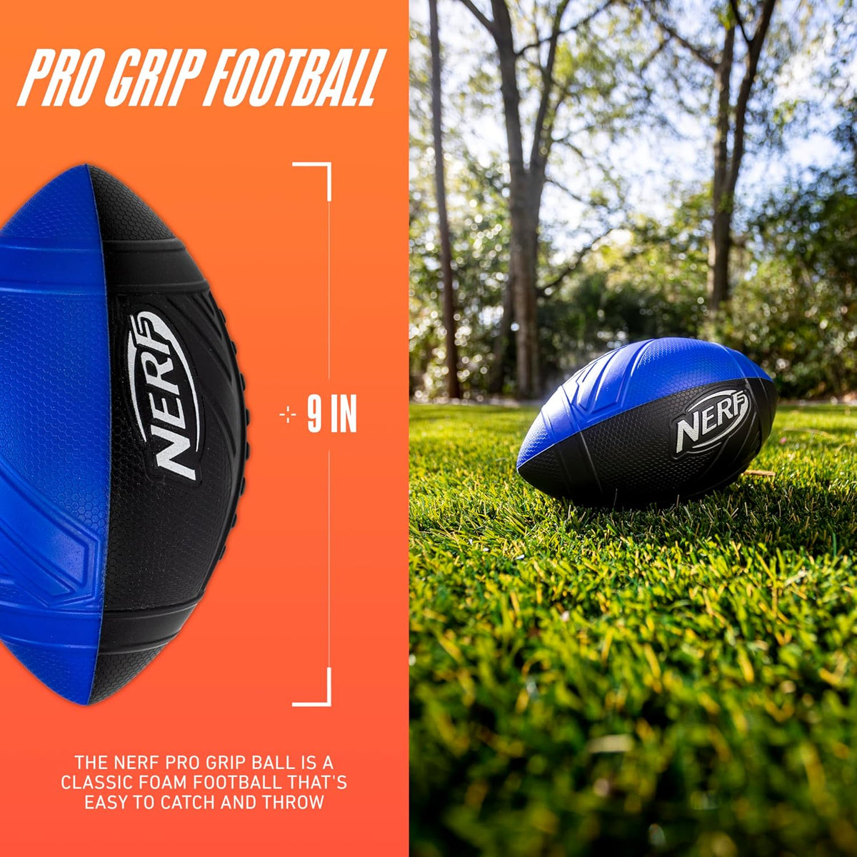Nerf Pro Grip Foam Football - Maltby Sports