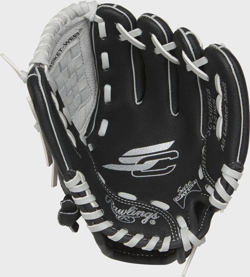 Rawlings Sure Catch 9 1/2" Black/Grey Baseball Glove - Maltby Sports