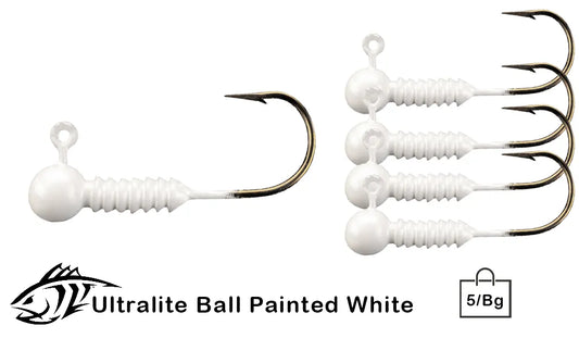 Lunker City Ultralite Ball Painted Jig Heads - Maltby Sports