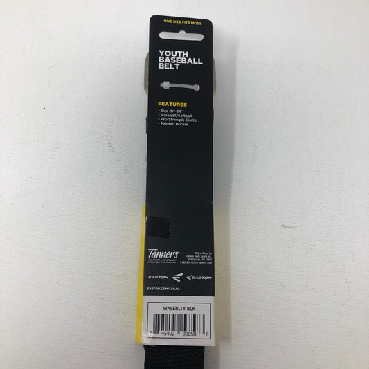 Easton Black Youth Baseball Belt - Maltby Sports