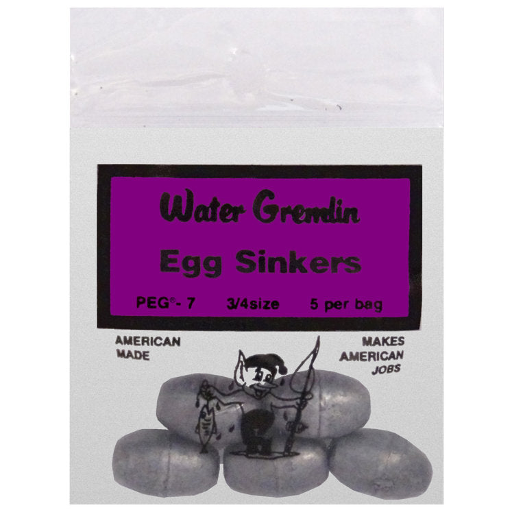 Water Gremlin Egg Sinkers - Maltby Sports