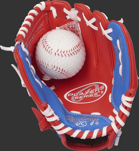Rawlings Player's Series 9" P/IF, Conv/Bskt Red/Blue Ball Combo - Maltby Sports