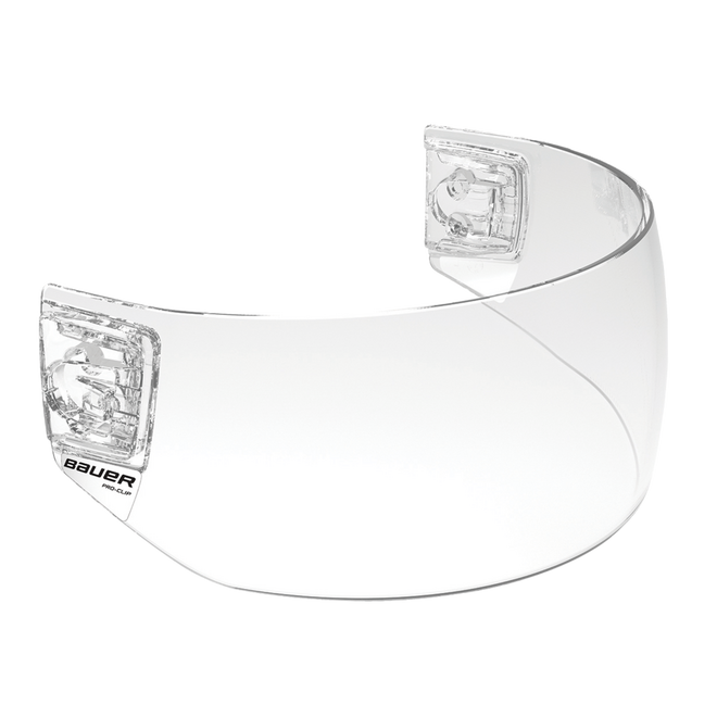 Bauer Pro Clip Straight Clear Visor - Maltby Sports