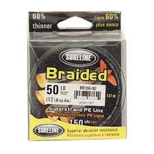 Sureline Yellow Braided Line - 150yds - Maltby Sports