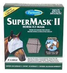 Supermask II Horse Fly Mask Without Ears Classic Collection - Maltby Sports