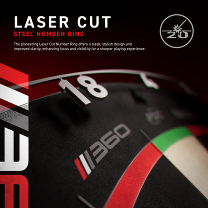 Blade 360 Triple Core Carbon Dartboard - Maltby Sports