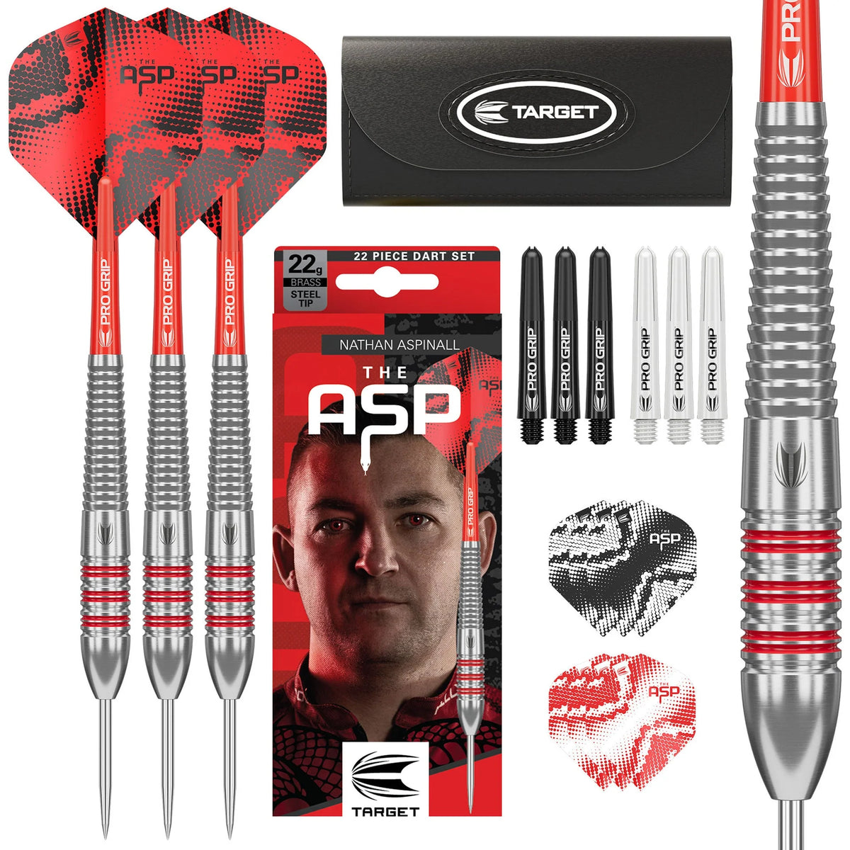 Target Nathan Aspinall The ASP 22 Piece Dart Set - Maltby Sports