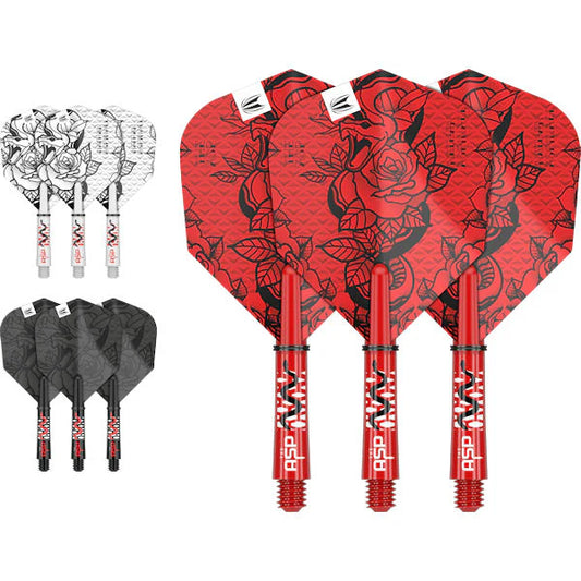 Target Professional Player INK Flight and Shaft Kit (3 Sets) - Maltby Sports