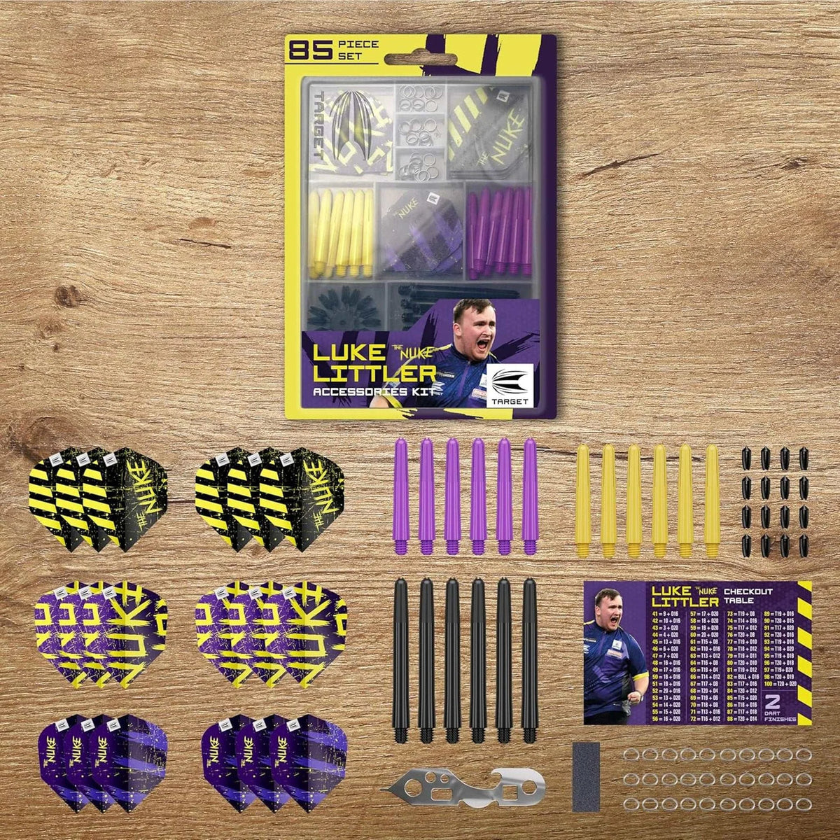Target Luke Littler Accessory Kit (85 Piece) - Maltby Sports
