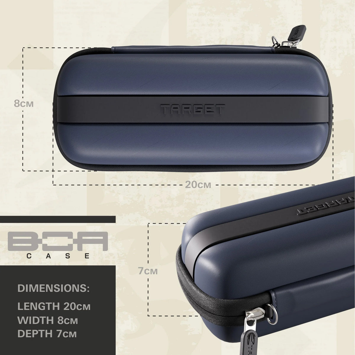 Target BOA Navy Wallet Dart Case