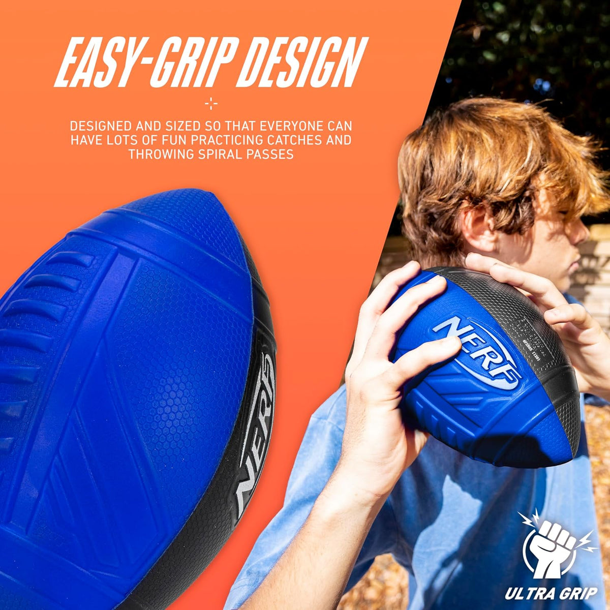 Nerf Pro Grip Foam Football - Maltby Sports