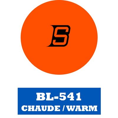 Blue Sports Warm Weather Orange Ball Hockey Ball - Maltby Sports