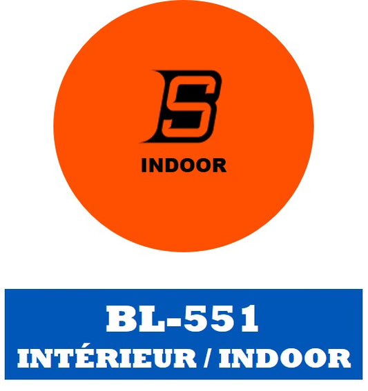 Blue Sports Indoor Orange Ball Hockey Ball - Maltby Sports