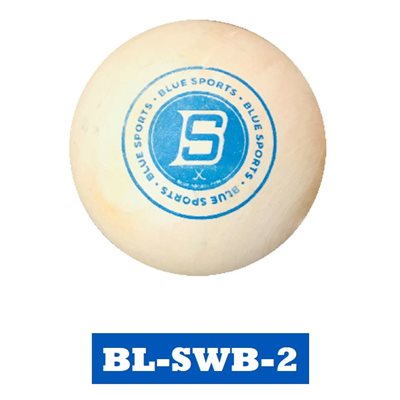 Blue Sports Swedish Wooden Stickhandling Ball - Maltby Sports