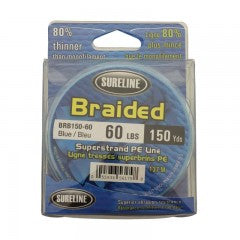 Sureline Blue Braided 150yds Fishing Line - Maltby Sports