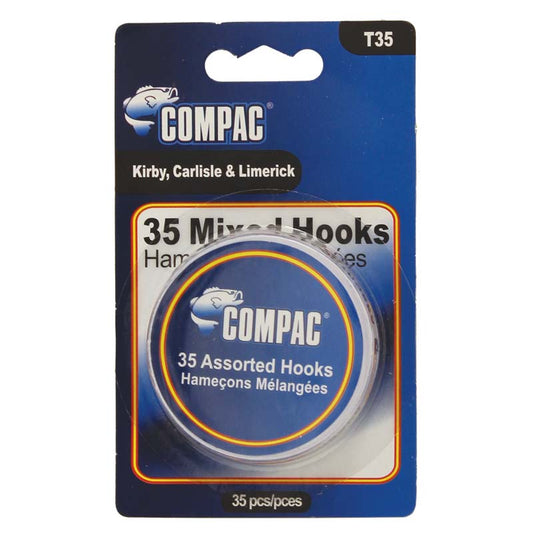 Compac Assorted Fishing Hooks - Maltby Sports