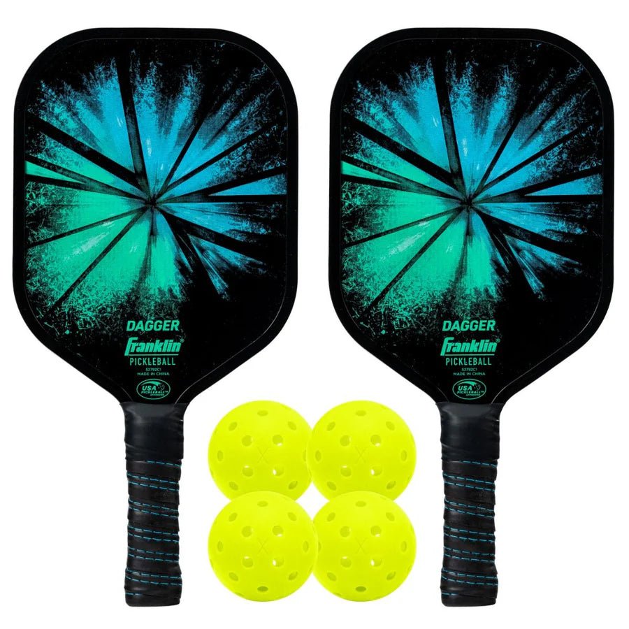 Franklin Dagger Pickleball 2 Player Paddle and Ball Set - Maltby Sports