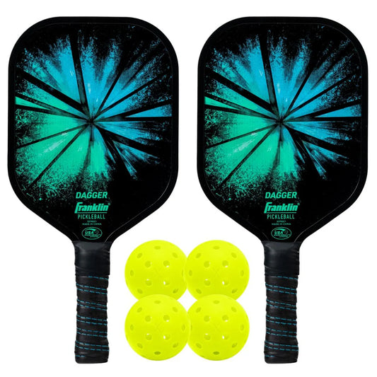 Franklin Dagger Pickleball 2 Player Paddle and Ball Set - Maltby Sports