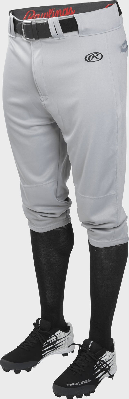 Rawlings Youth Launch Knicker Blue Grey Baseball Pant - Maltby Sports