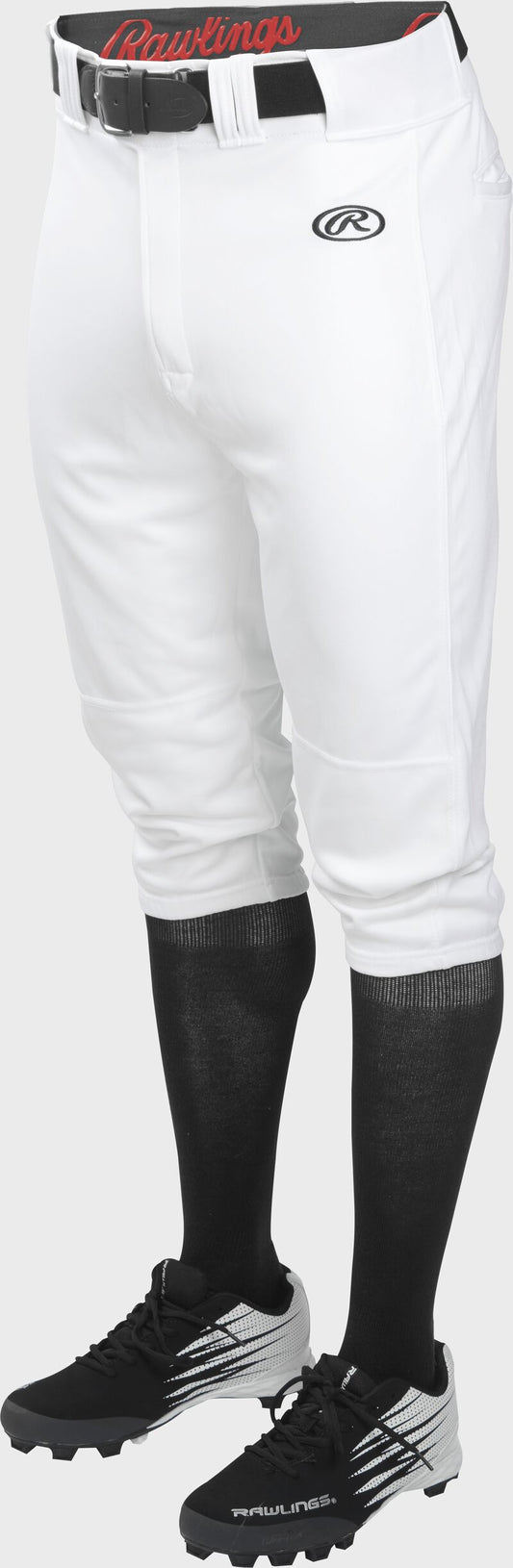 Rawlings Youth Launch Knickers White Baseball Pant - Maltby Sports