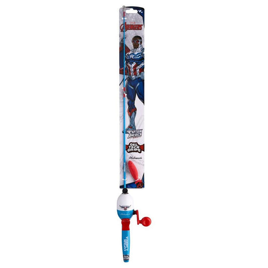 Shakespeare Marvel Captain America Beginner Fishing Kit - Maltby Sports