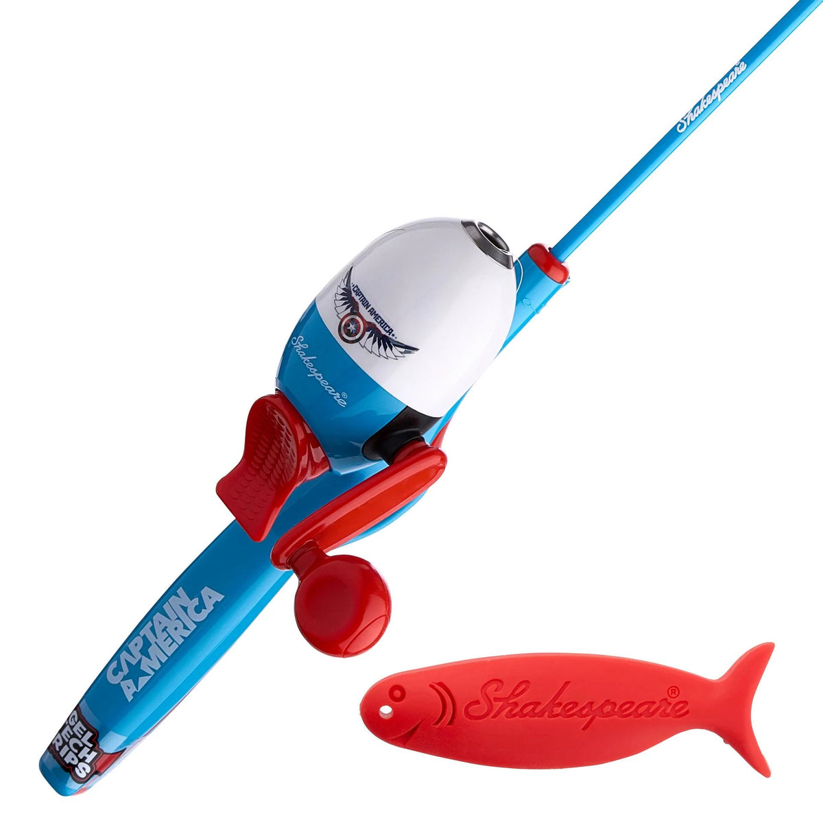 Shakespeare Marvel Captain America Beginner Fishing Kit - Maltby Sports