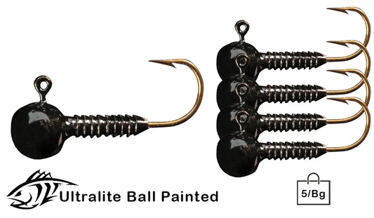 Lunker City Ultralite Ball Painted Jig Heads - Maltby Sports
