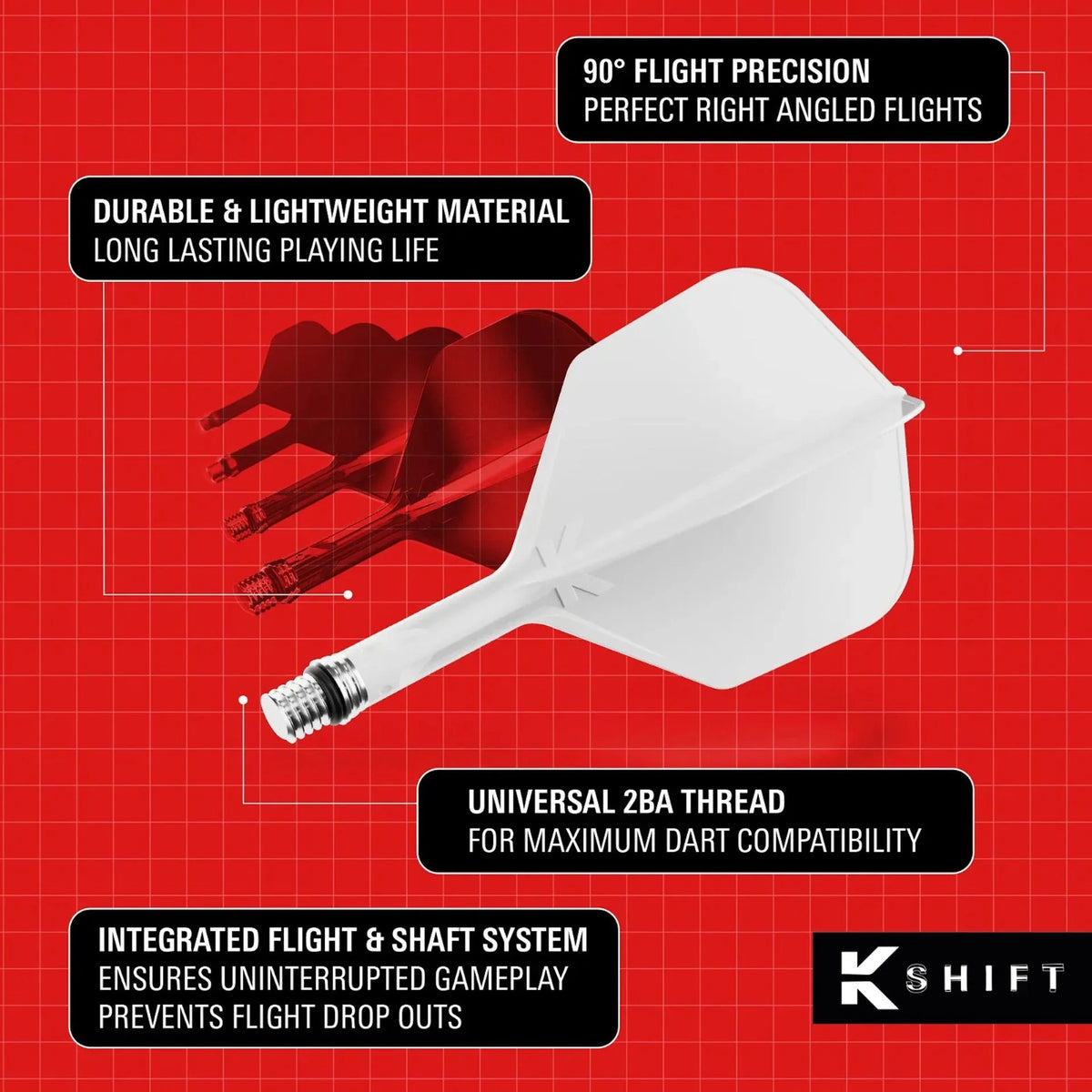 K-Shift No.6 Flight and Shaft System - Maltby Sports