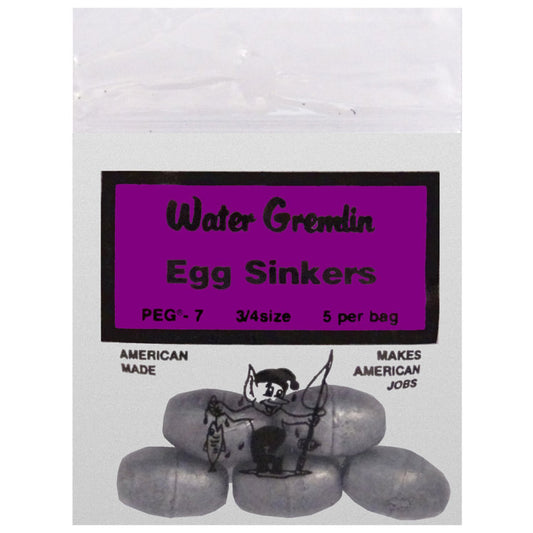 Water Gremlin Egg Sinkers - Maltby Sports