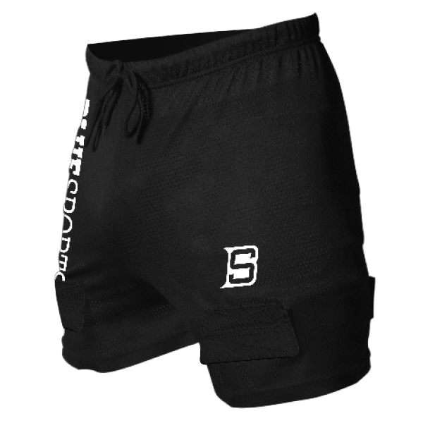 Blue Sports Mesh Short with Cup - Maltby Sports
