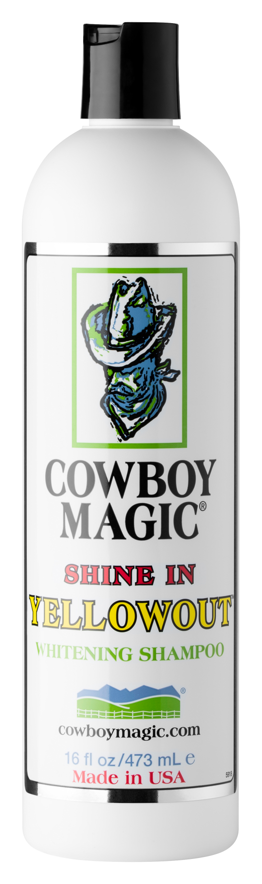 Cowboy Magic® Shine In Yellowout Whitening Shampoo (16oz) - Maltby Sports
