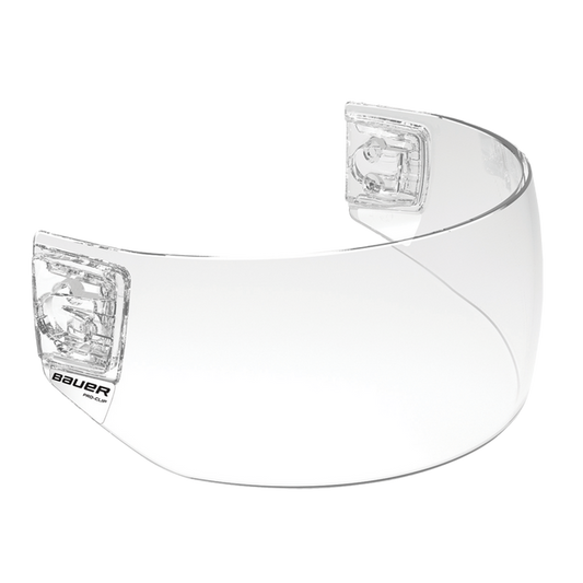 Bauer Pro Clip Straight Clear Visor - Maltby Sports