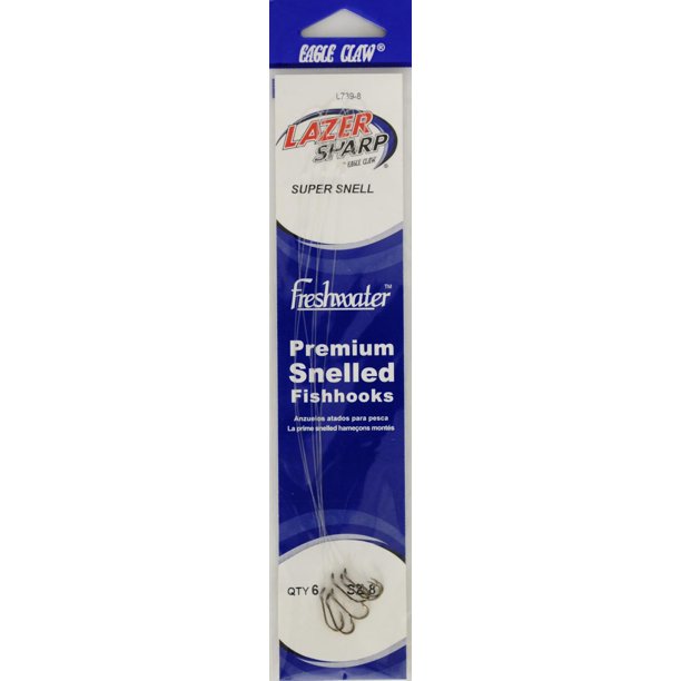 Eagle Claw Super Snell Premium Snelled Fishhooks - Maltby Sports