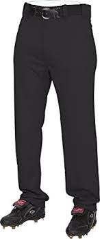 Rawlings League Gameday BP31 Adult Black Baseball Pants - Maltby Sports