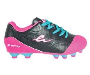 Eletto LNA 090 TPR Jr Black/Pink Cleats - Maltby Sports