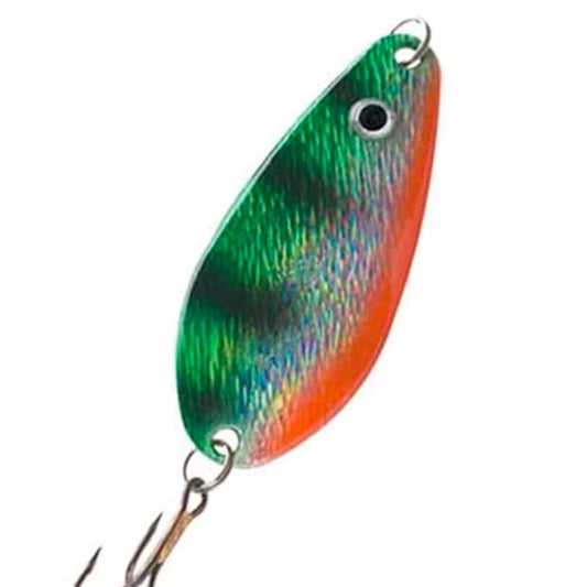 Blue Fox SSPH2P Strobe Tear Drop Spoon, Holographic 2", 3/8 oz, Perch - Maltby Sports