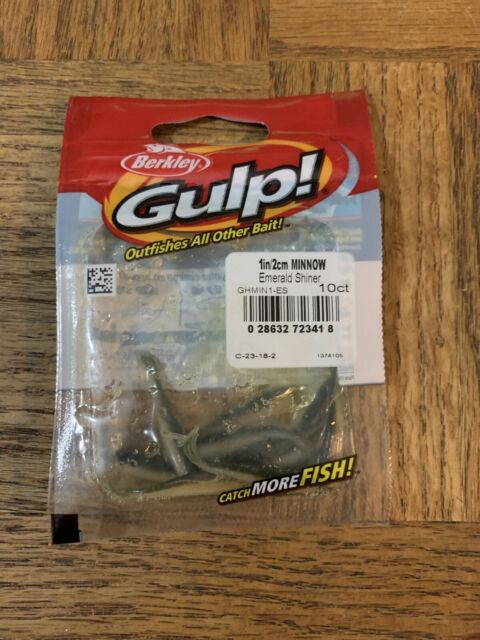 Berkley Gulp 1" Minnow   Emerald Shiner - Maltby Sports
